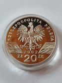 20 zł Żółw Błotny 2002 rok 20 zł Żółw Błotny 2002 rok