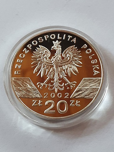 20 zł Żółw Błotny 2002 rok 20 zł Żółw Błotny 2002 rok