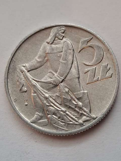 5 zł Rybak 1959 r