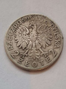 2 zł Głowa Kobiety 1933 r