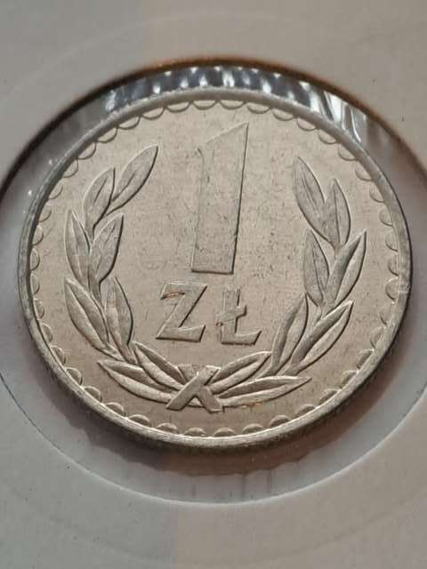 1 złoty 1987 r 1 złoty 1987 r
