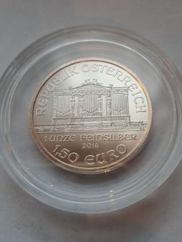 Austria 1,5 euru Filharmonik 2014 r