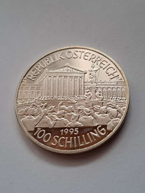 Austria 100 Schilling Pierwsza Republika 1995 r Austria 100 Schilling Pierwsza Republika 1995 r