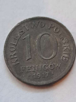 Królestwo Polskie 10 Fenigów 1917 r