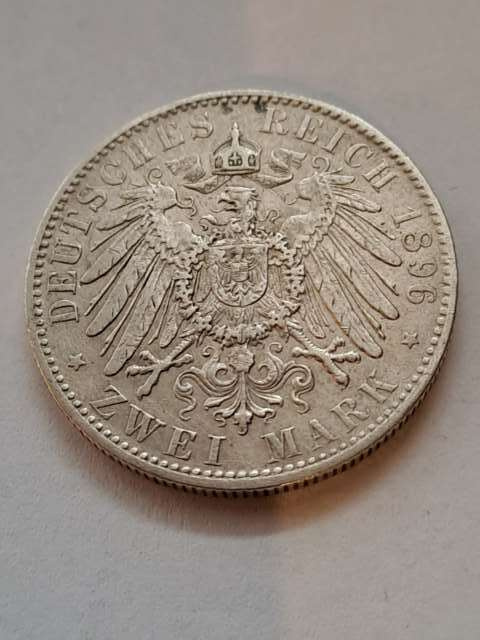 Niemcy 2 Marki Prusy 1896 r Niemcy 2 Marki Prusy 1896 r