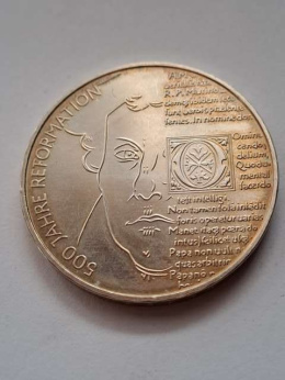 Niemcy 20 Euro Reformacja 2017 r