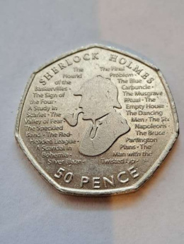 Wielka Brytania 50 pence 2019 r