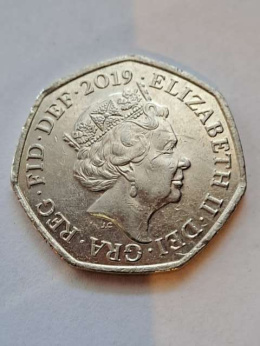 Wielka Brytania 50 pence 2019 r