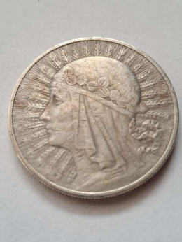 10 zł Głowa Kobiety 1932 r bez znaku