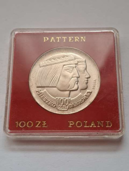 100 zł Mieszko i Dąbrówka 1966 r próba