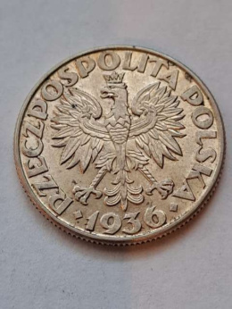 2 zł Żaglowiec 1936 r