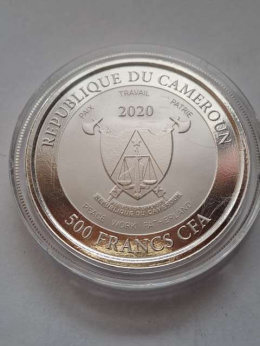 Kamerun 500 Franków Mandryl 2020 r