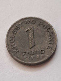 Królestwo Polskie 1 Fenig 1918 r Królestwo Polskie 1 Fenig 1918 r