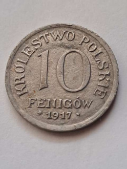 Królestwo Polskie 10 Fenigów 1917 r