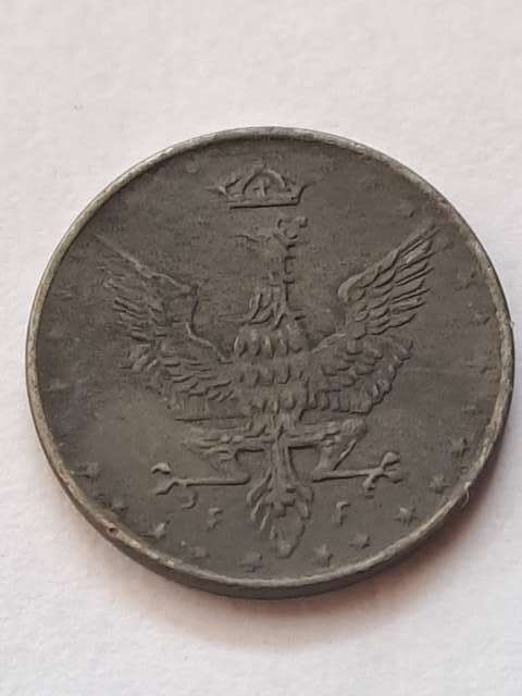 Królestwo Polskie 5 Fenigów 1918 r Królestwo Polskie 5 Fenigów 1918 r