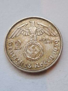 Niemcy 2 Marki Hindenburg 1939 r A