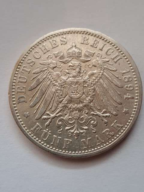 Niemcy 5 Marek Badenia 1894 r Niemcy 5 Marek Badenia 1894 r