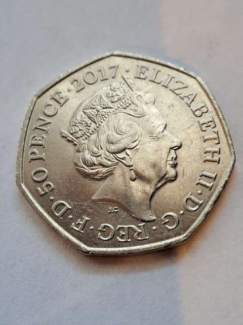 Wielka Brytania 50 pence 2017 r Wielka Brytania 50 pence 2017 r