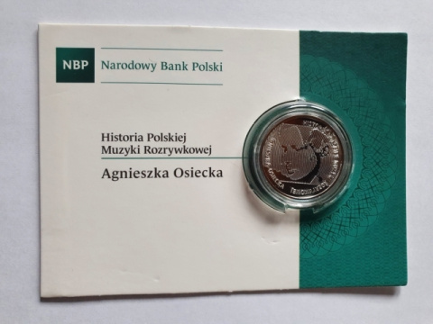 10 zł Agnieszka Osiecka 2013 r okrągła