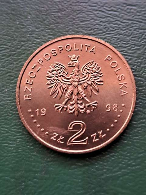 2 zł Adam Mickiewicz 1998 r