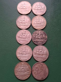 2 zł Żalowce i i Piłsudski 1936 - 1934 r 10 szt 2 zł Żalowce i i Piłsudski 1936 - 1934 r 10 szt