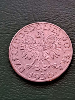 2 zł Żaglowiec 1936 r