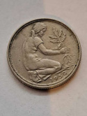 Niemcy 50 Pfenning 1950 r F Niemcy 50 Pfenning 1950 r F