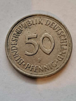 Niemcy 50 Pfenning 1975 r F