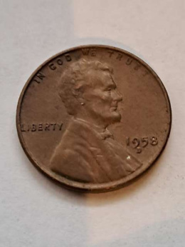 USA 1 cent 1958 r D