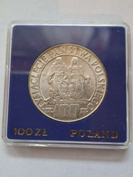 100 zł Mieszko i Dąbrówka 1966 r próba