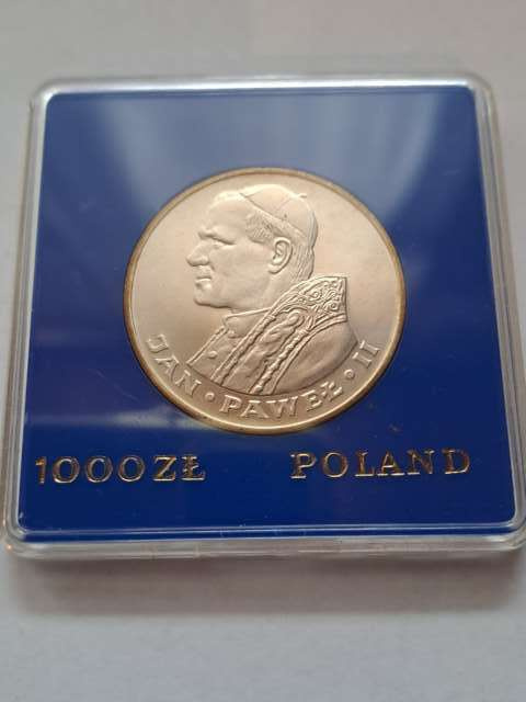 1000 zł Jan Paweł II 1982 r 1000 zł Jan Paweł II 1982 r