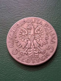 5 zł Głowa Kobiety 1934 r 5 zł Głowa Kobiety 1934 r
