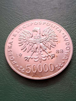 50 tys Józef Piłsudski 1988 r