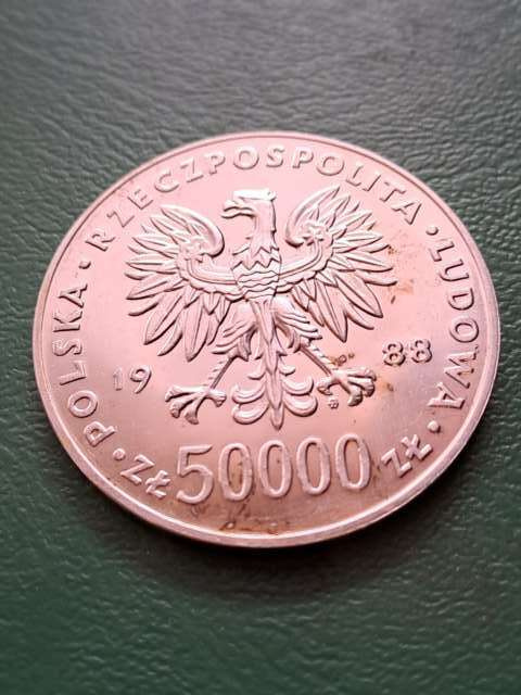 50 tys Józef Piłsudski 1988 r 50 tys Józef Piłsudski 1988 r