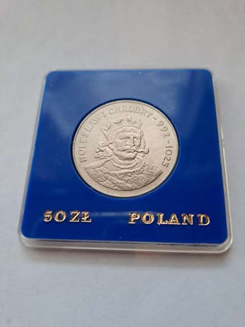 50 zł Bolesław I Chrobry 1980 r 50 zł Bolesław I Chrobry 1980 r