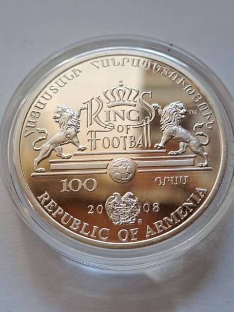 Armenia 100 Dram Eusebio 2008 r Armenia 100 Dram Eusebio 2008 r