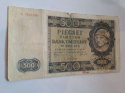 Banknot 500 złotych 1940 r seria A Banknot 500 złotych 1940 r seria A