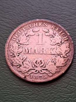 Niemcy 1 Marka Wilhelm I 1875 r D