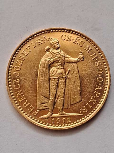 Węgry 10 Koron Franciszek Józef I 1912 r prooflike Węgry 10 Koron Franciszek Józef I 1912 r prooflike
