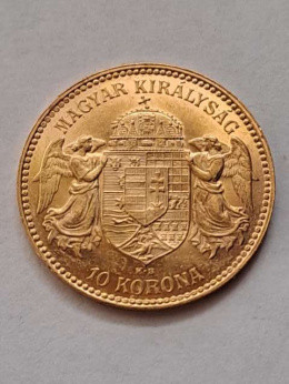 Węgry 10 Koron Franciszek Józef I 1912 r prooflike