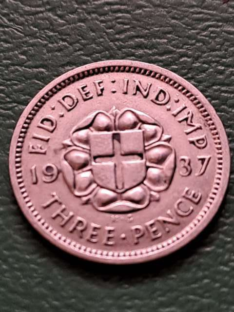 Wielka Brytania 3 pensy 1937 r Wielka Brytania 3 pensy 1937 r