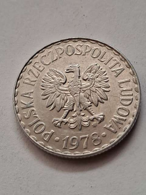 1 złoty 1978 r znak 1 złoty 1978 r znak