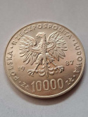 10 000 zł Jan Paweł II 1987 r 10 000 zł Jan Paweł II 1987 r