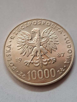 10 000 zł Jan Paweł II 1987 r