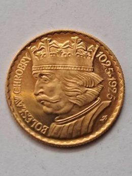 10 zł Bolesław Chrobry 1925 r prooflike