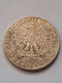 5 zł Głowa Kobiety 1934 r 5 zł Głowa Kobiety 1934 r