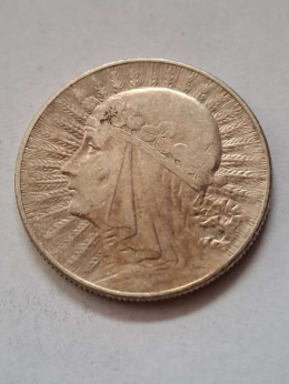 5 zł Głowa Kobiety 1933 r