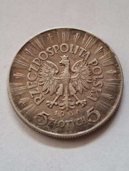 5 zł Józef Piłsudski 1936 r