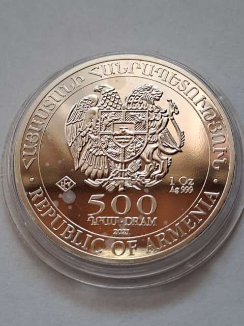 Armenia 500 Dram 2021 r Armenia 500 Dram 2021 r