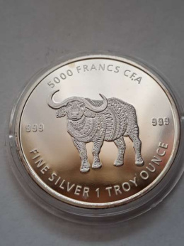 Czad 5000 Franków Mandala Bawół 2020 r